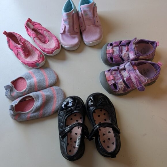🔥CLEAROUT🔥 Size 5 Baby Kids' Multi-Styles Summer Shoe Collection - Picture 1 of 4